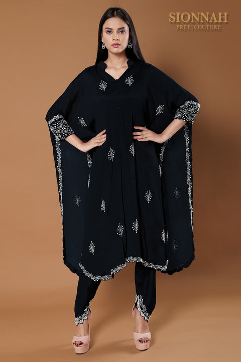 Navy blue Kaftan tunic.