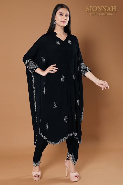 Navy blue Kaftan tunic.
