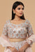 Baby pink full hand embroidered lehenga with matching crop top and dupatta set.