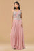 Baby pink draped skirt with blouse and pleated drape in crepe fabric.